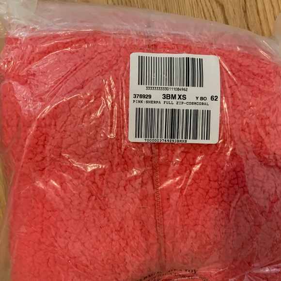 Victorias Secret Pink Sherpa full zip jacket - Picture 2 of 3